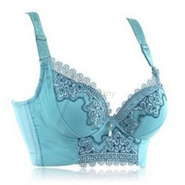 New Super Boost Push Up Lace Side Support Plunge Underwire Bra Cup ...
